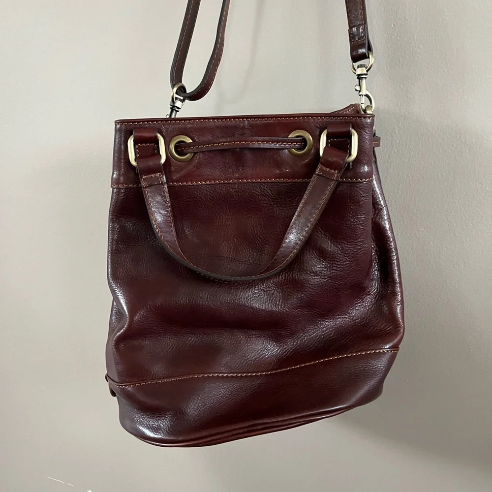 AIGIN‎ MILANON Alma leather Bag / Backpack Convertible